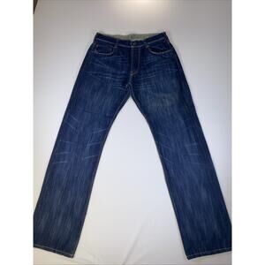 Rare VTG Evisu Genes Embroidered Jeans Sz 34x34